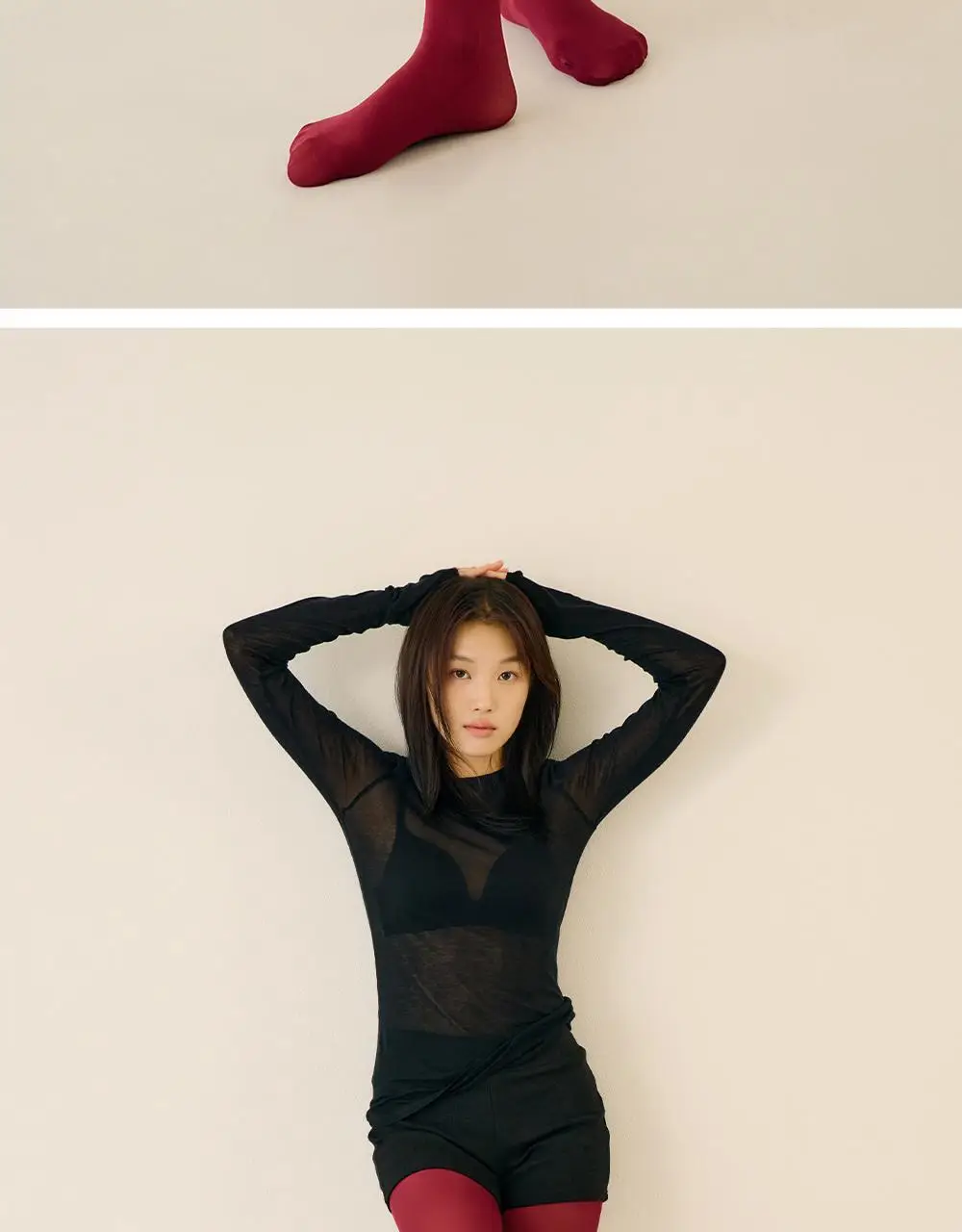 [류혜영 PICK] 마른파이브 넉넉 포인트 컬러 스타킹 8colors 상세페이지 14